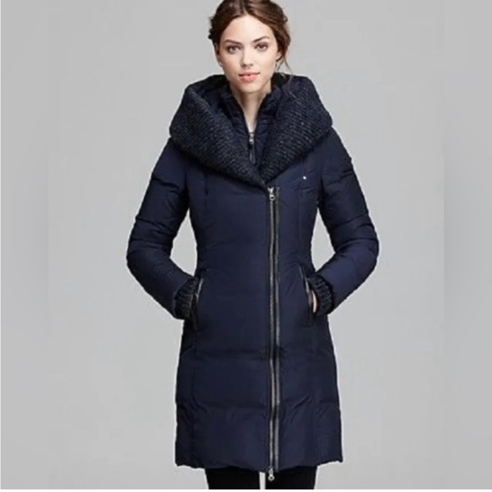 Mackage Brigid Knit Trim Duck Down Coat